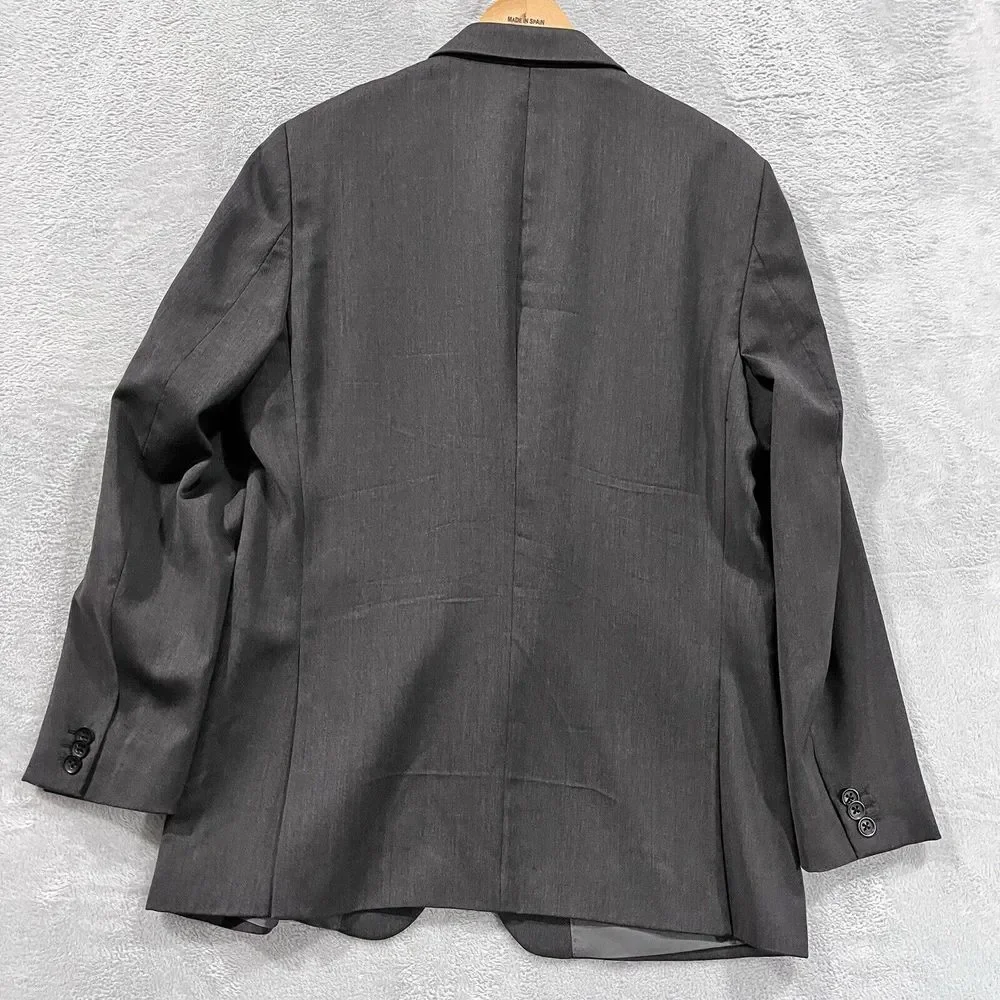Banana Republic Blazer‎ 42R Charcoal Italian Lanificio Cerruti Wool Tailored Fit
